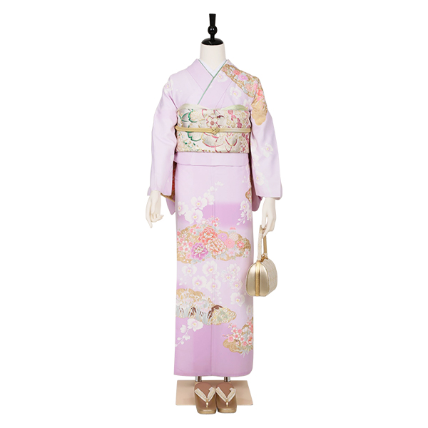 花たちの囁き(薄柿)