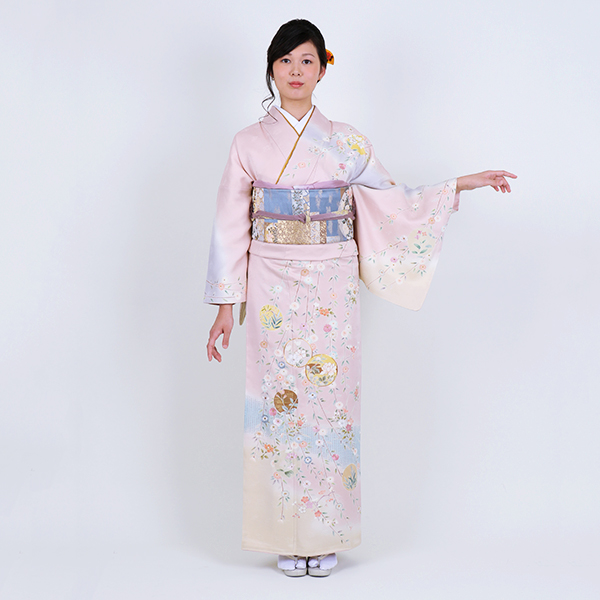 降る、花の戯れ(桜色)