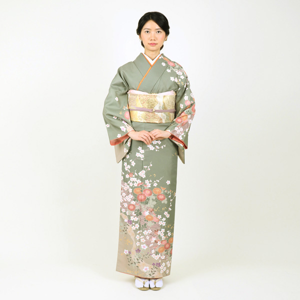 日本花の壮麗さ(柳色)