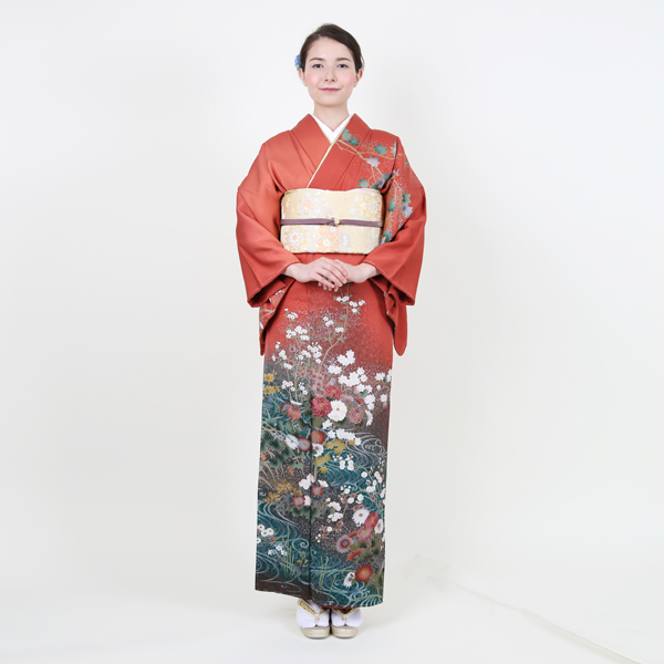 紅の花畑